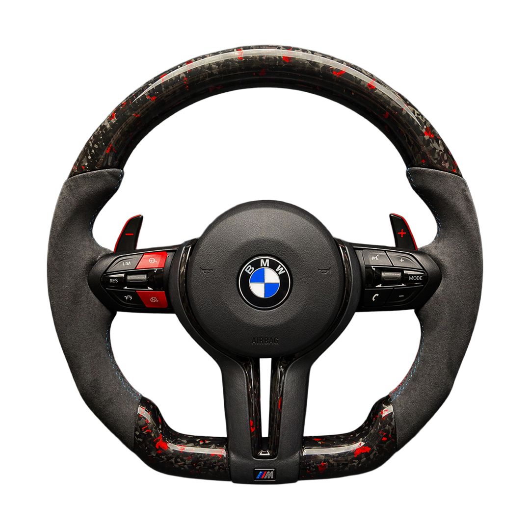 Volant Sport Evo carbone Alcantara Red