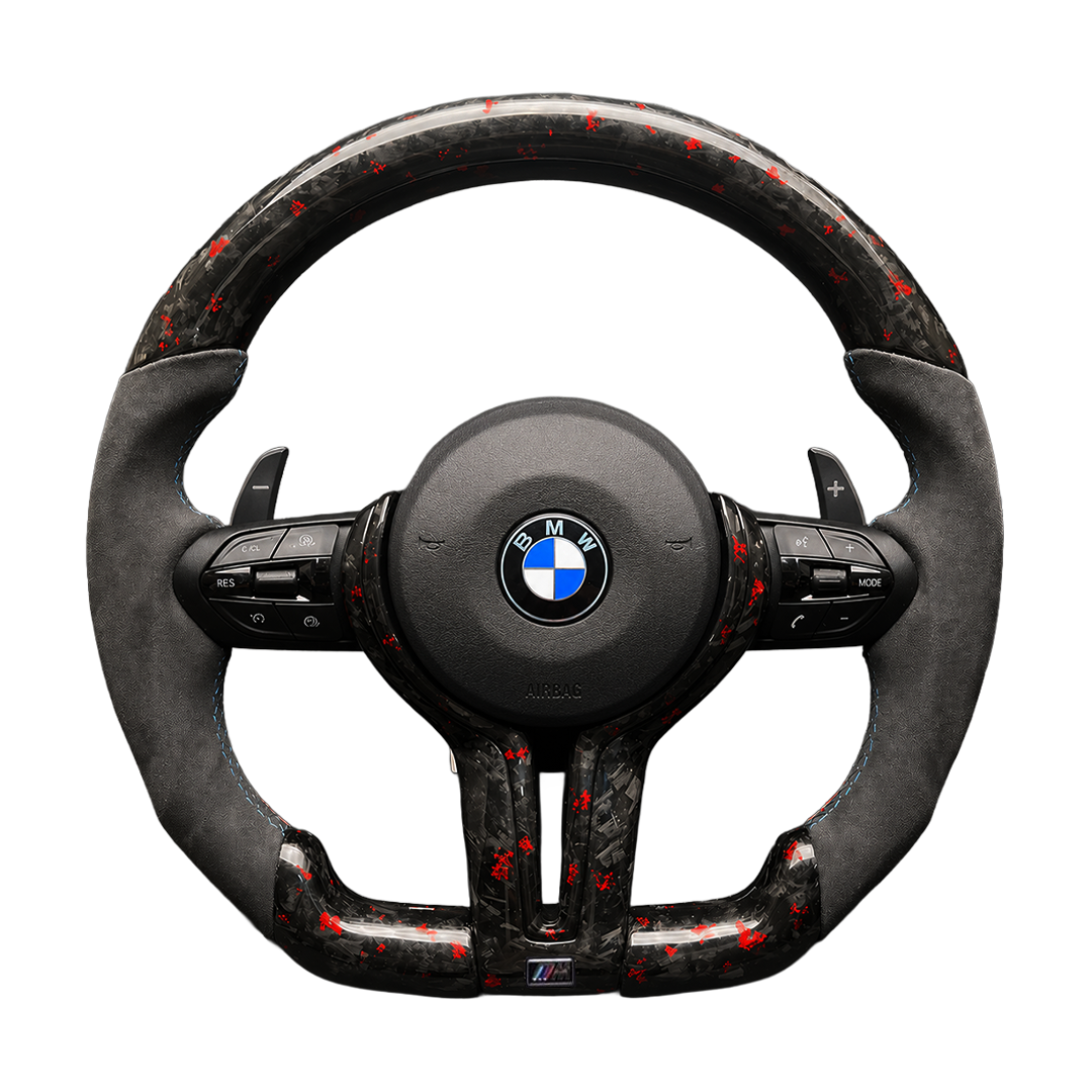 Volant Sport Evo carbone Alcantara Red